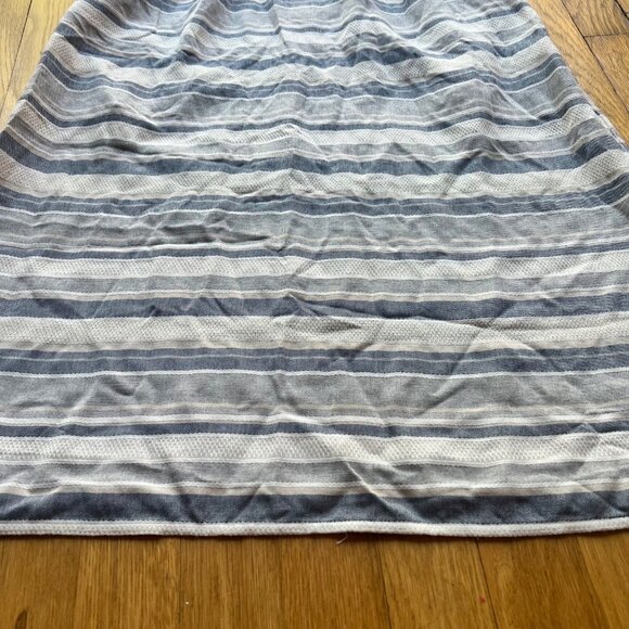 Theory size 10 Melaena Haviana Striped Spaghetti Strap Knee Length Dress - Picture 4 of 14